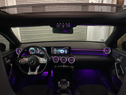 Mercedes classe A PACK AMG - FULL OPTIONS - SUIVI COMPLET - TOIT OUVRANT - ÉCLAIRAGE D'AMBIANCE LED - SONO FOCAL - APPLE CAR PLAY - RECHARGE PAR INDUCTION - SIÈGES ÉLECTRIQUES - 2ÈME MAIN
